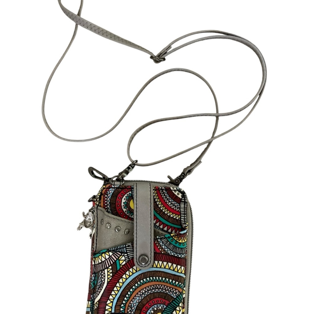 Colorful Patterned Crossbody Wallet